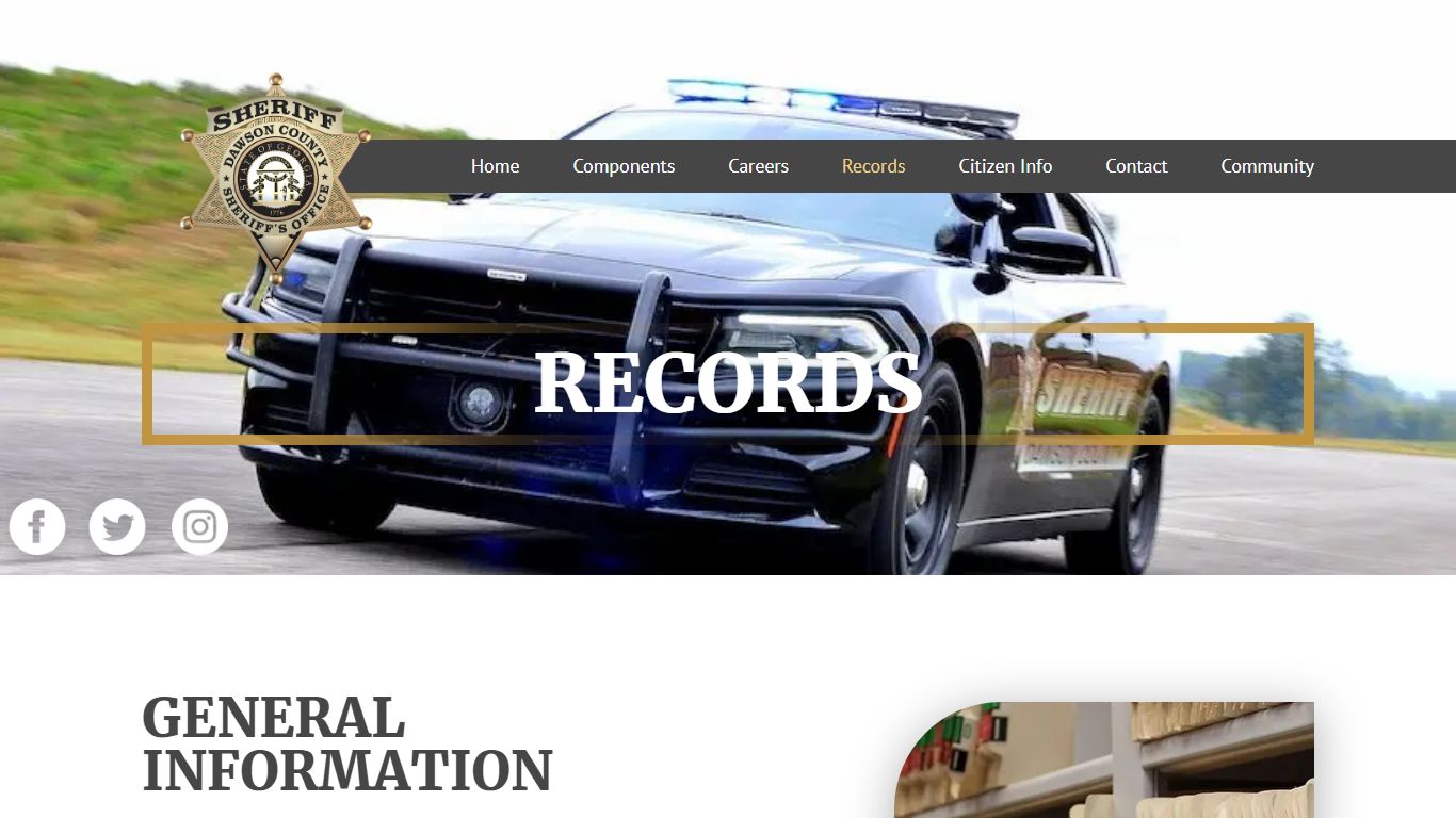 Records – Dawson County Sheriff's Office
