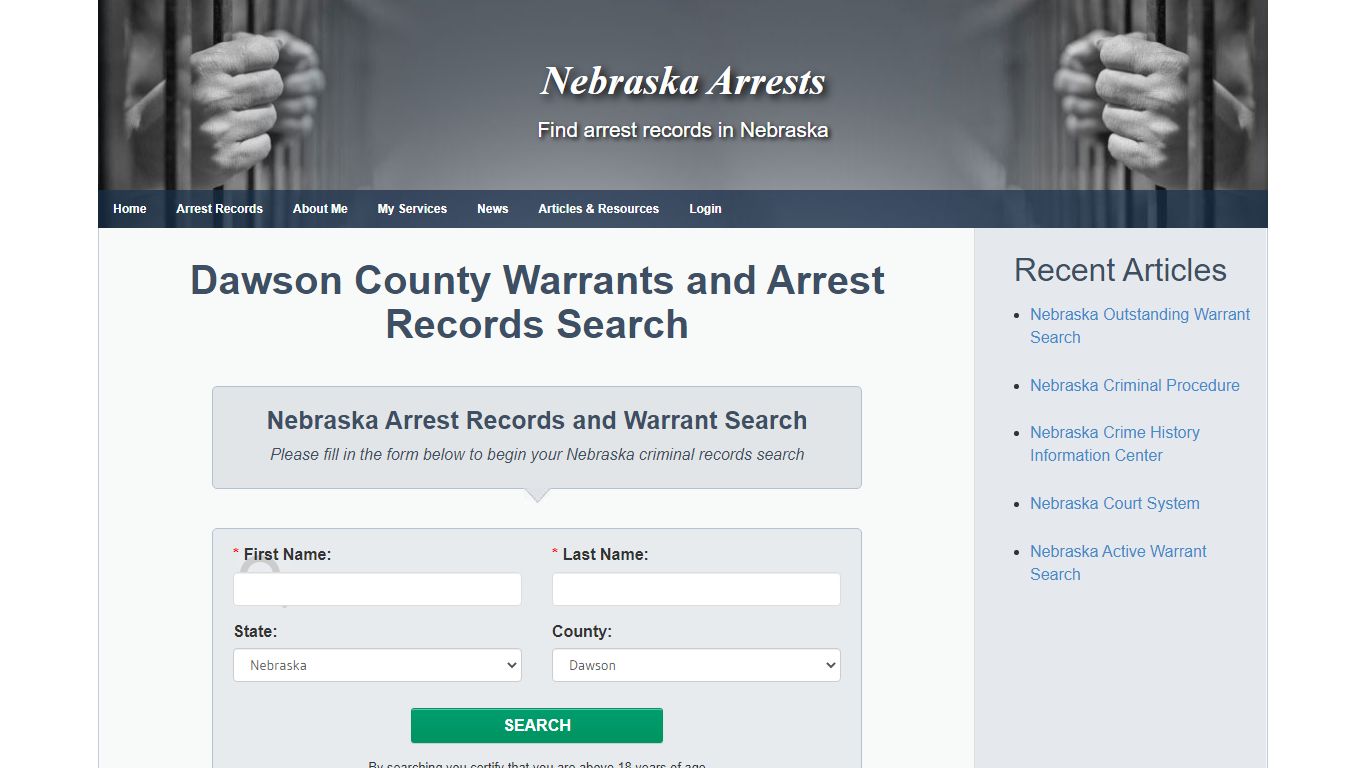 Dawson County Warrants and Arrest Records Search